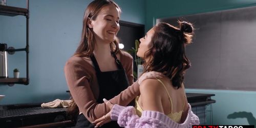 Big ass teen Hazel Moore enjoyed hot pussy licking with hot small boobs babe (Aria Valencia, Pure_Taboo Pure_Taboo)