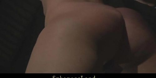 Jessica Koks slapped ruthless and after fucked