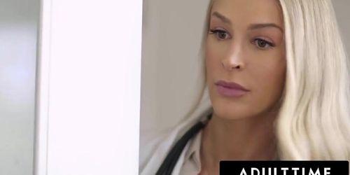 Adult Time - Naughty Doctor Emma Hix Sucks Her Patient'S Dick After Catching Him Jerking Off! Porn (????Emma Hix????, Nathan Bronson, Tenille Dashwood)