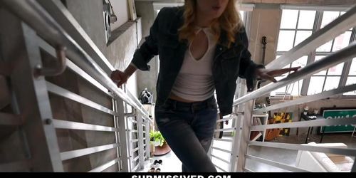 Pussy Cat Burglar Gets Snatched - Blonde Cat (Anastasia Knight, Fucking Good, Katy Caro, Sexy Cat)