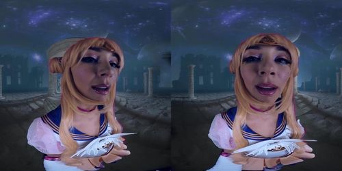 Chloe Temple In SAILOR MOON ETERNAL Has A Perfect Pussy With Healing Powers (Tiny pussy)