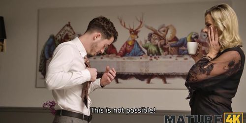 MATURE4K. Coffee and Cunt