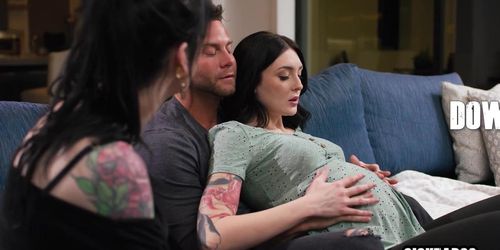 Sexy parental instructor fucks kinky husband in front of his pregnant wife (Anna De, Anna de, Charlotte Sins, Seth Gamble)