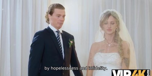 VIP4K. Guests cant hide emotions when they see bride fucking in video (Olivia Sparkle, Ricky Rascal)