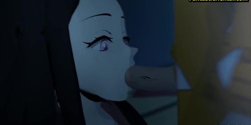 Follando con nezuko