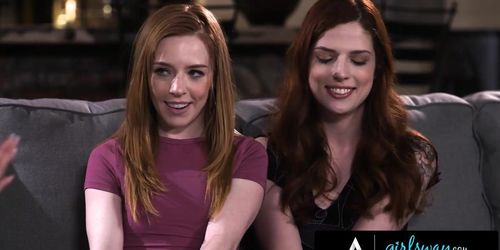 Girlsway - Horny Stepsisters Have Threesome With Their Stacked Stepmother Lauren Phillips