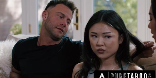 PURE TABOO Shocked Lulu Chu Discovers BDSM Sex Tape From Neighbors Seth Gamble Kimmy Kimm