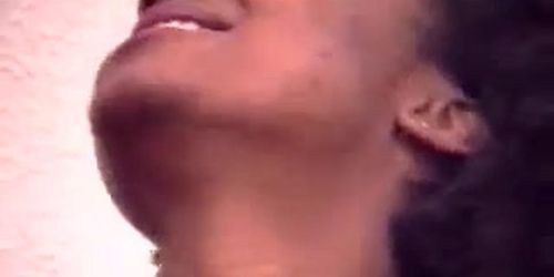 Submissive black girl gets exploited by horny white men