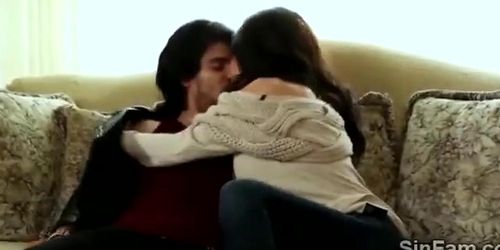 Lucky college stud pleases a desperate brunette housewife