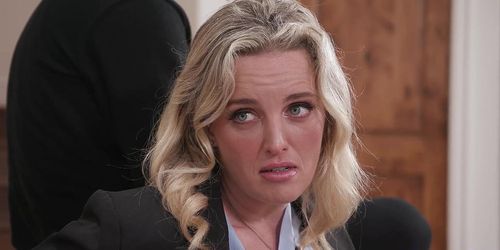 Big COCKED Paroless Spitroasted Blonde Parole Officer (Charlie Forde, Slim Poke)