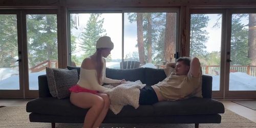 Keeping my sister's bff warm with my cock in a snowy cabin bxzjxey