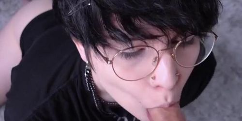 Look at how much Hunny drools for dick theyre such a nymphomaniac. They milked all the cum out of me to blow bubbles with hehe