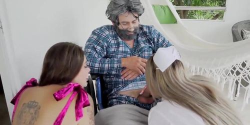 Kourtney Love And Sara Blonde Agree To Screw A Naughty Old Man For His Herency Ud83E Udd75(720P) (Love Sara, Sara Alvarez, kourtney_love kourtney_love)