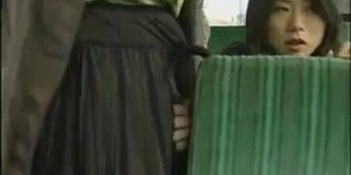 Japanese lesbian bus and house part1
