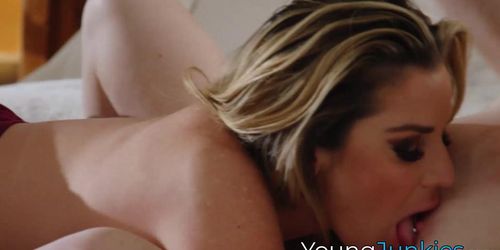 MILF Kayla Paige and young Nikki Sweet both share to my throbbing penis (Derrick Pierce, Niki Sweet, Niky Sweet, Paige Young)