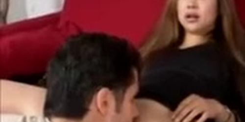 Sexy Redhead Asian MILF gets her pussy eaten