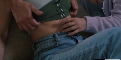 Couples domination sexvid did the trick to get asian to join (Kimmy Kimm, Lulu Chu, Seth Gamble)