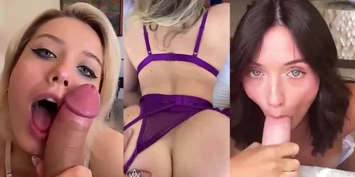 Horny girl compilation 2023