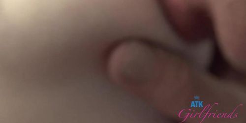 Atk Girlfriends - Paris White: Amateur Blonde Gets Ass Play With Toy During Pov Screw