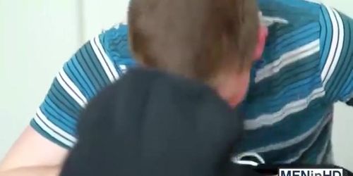 Jack Radley gets his horny ass pounded rough by a lusty house intruder Will Braun (Too Much)