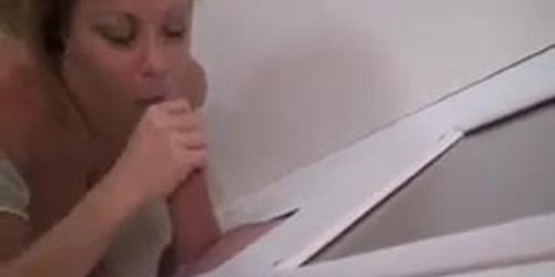 sis unknowingly sucks off brother at gloryhole (Amber Lynn, Amber Lynn Bach, Amberlina Lynn)