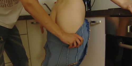 Casual Teen Sex - Casual fucking Timea Bella in a kitchen (Lucianna Karel, Timea Bela)