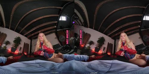 VR Conk captain marvel cosplay parody blonde MiLF VR Porn
