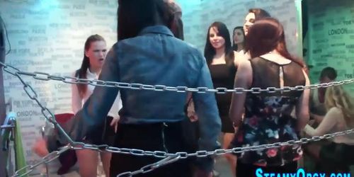 Cfnm amateur sucks bbc
