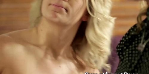 Cherie cannot resist Adrianas inviting promiscuous clothes (Adriana Sephora, Cherie DeVille, Deville)