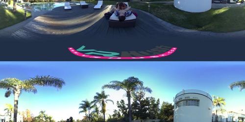 VRHUSH Hot Alice Lighthouse rides dick and gets doggystyle