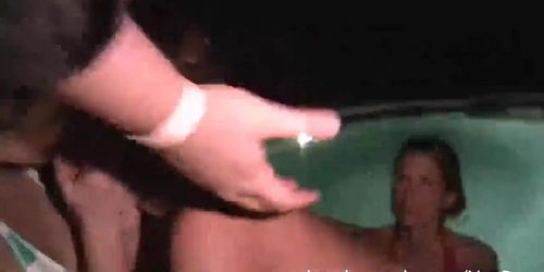 Hot tub party gets out of control