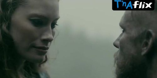 Alyssa Sutherland Butt,  Thong Scene  in Vikings