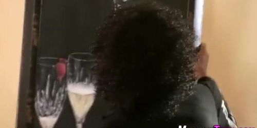 Black stepmother licks teen (Sixty Nine)