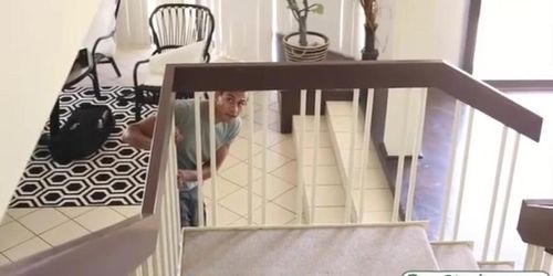 Cute stepsis screwed rough by her stepbro in the bedroom (Michelle Martinez, Michelle Rodriguez)