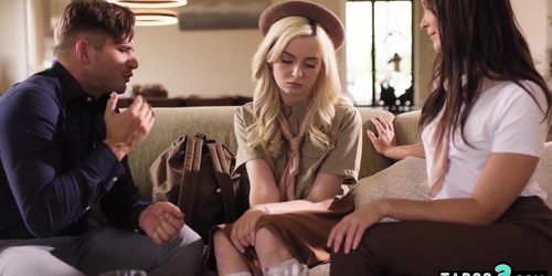 Skinny Bisex Teen Scout Lexi Lore And Her Leader Earning Badges On Big Dick (Nathan Bronson, Pure_Taboo Pure_Taboo)