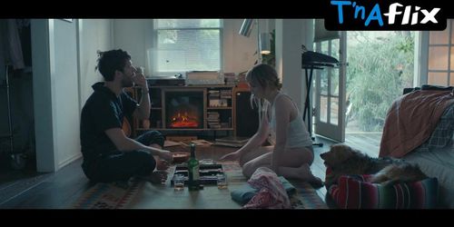 Lucy Boynton Underwear Scene  in The Greatest Hits