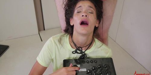 ASSYLUM - Foot licking submissive crumbles to her master