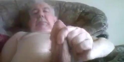 big cock grandpa stroke on cam