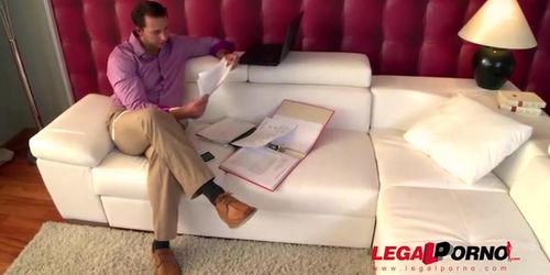 Business consultation with tigerr benson leads to intense anal penetration gp721 (Koko Li)