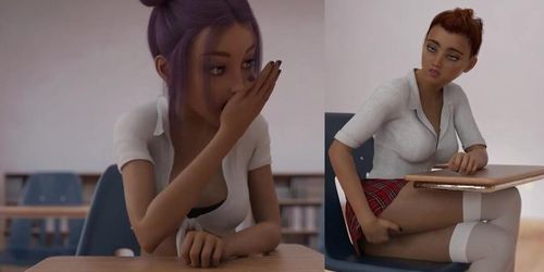 Unruly students futanari