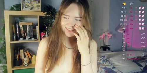 Blonde Girl with small boobs 001