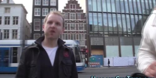 Cum sprayed dutch prozzie