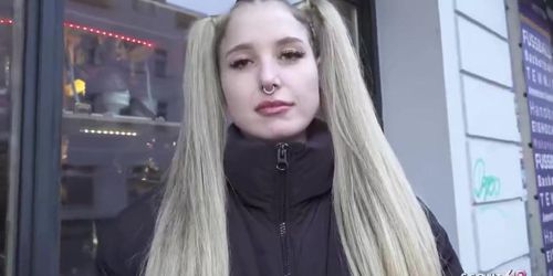German scout - big cock anal sex casting for pigtails teen crystal white in berlin (Cock_anal)