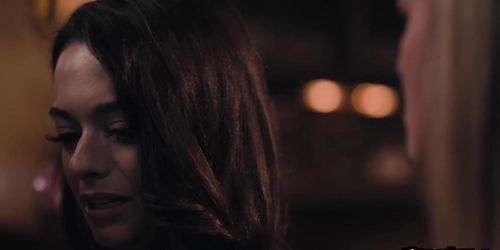 Sophia Burns getting the same intimacy with the couple who hires her (Charlie Forde, Seth Gamble)