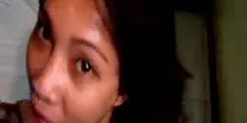 Horny Asian teen POV blowjob