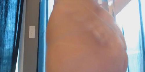Big Booty Girl Dildoing Ass And Pussy