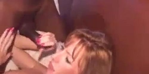 sexy horny cougar wife shares lucky stranger's huge BBC with her slutty gf & rides his BBC like a pro while her husband