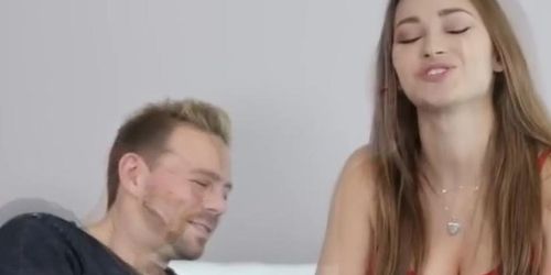 cum drips from dani's pussy