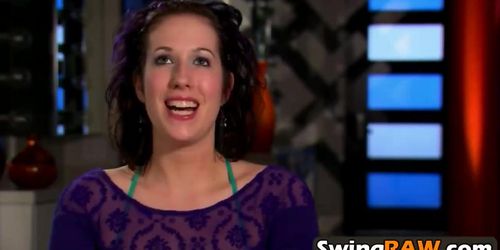 Swinger fucking group oral reality show amateurs