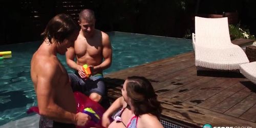 DP Pool Party - Robby Echo (Amanda Logue, Boy fucks, Codey Steele, Milly Marks, Stroke It, Sunny Day)